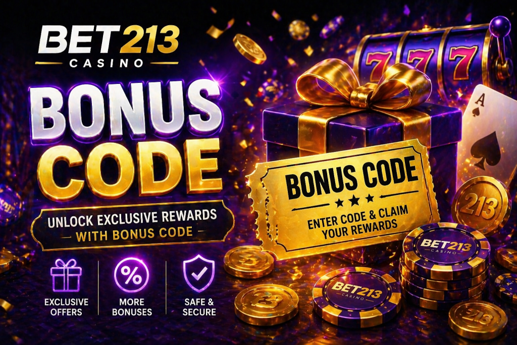 Bright casino bonus scene with gift box, coins and glowing ticket